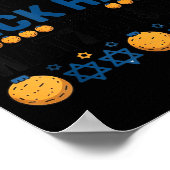Ugly Hanukkah Deck Hall With Matzo Ball Chanukah  Poster (Ecke)