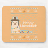 Ugly Hanukkah Llama Llamakkah Mousepad (Vorne)