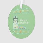 Ugly Hanukkah Llama Llamakkah Ornament (Vorderseite)
