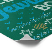 Ugly Hanukkah Nice Jüdischer Junge Matching Poster (Ecke)