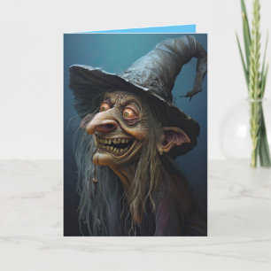 Ugly Hexe Feiertagskarte