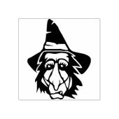 Ugly Hexe Silhouette Kunst Briefmarke Gummistempel (Prägung)