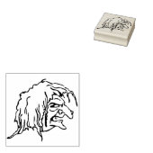 Ugly Hexenkunst Briefmarke Gummistempel (Stempel)