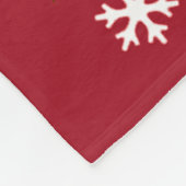 Ugly Holiday Sweater Frohe Weihnachten Fleecedecke (Ecke)
