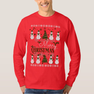 Ugly Holiday Sweater Frohe Weihnachten T-Shirt
