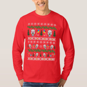 Ugly Holiday Weihnachts-Clowns T-Shirt