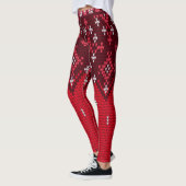 Ugly Holidays Sweater Folk Muster Leggings (Links)