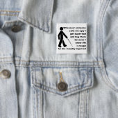 Ugly Hug Funny Button Abzeichen (Beispiel)