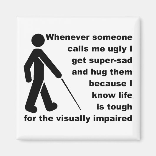 Ugly Hug Funny Kühlschrankmagnet (Vorne)