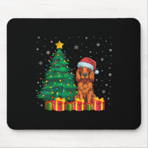 Ugly Irish Setter Weihnachtsmannmütze Christmas Li Mousepad