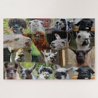 Ugly Llama Foto Collage 16 Bilder Jigsaw Puzzle