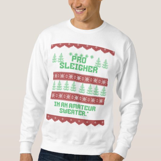 Ugly, lustiges Weihnachtspulli - Urlaub Sweatshirt (Vorderseite)