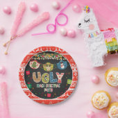 Ugly Mask Weihnachtsgebäck Party Plate Pappteller (Party)