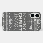 Ugly Merry CHRISTmas Sweater Christ Christlich Case-Mate iPhone Hülle (Rückseite (Horizontal))