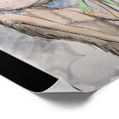 Ugly Monkey Ugly Frog Poster (Ecke)