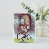 Ugly Monkey Wild Postkarte (Stehend Vorderseite)