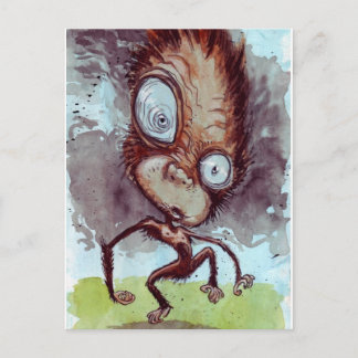 Ugly Monkey Wild Postkarte
