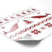 Ugly Narwhal Weihnachtssüßer Fotodruck (Ecke)