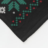 Ugly Otter Lover Santa Hat Xmas Light Otter Christ Fleecedecke (Ecke)