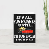 Ugly Pangolin Xmas Gift Santa Riding Pangolin Chri Karte (Vorderseite)