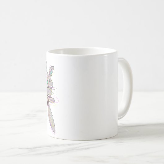 Ugly Rabbit Pay Designer mehr Kaffeetasse (VorderseiteRechts)