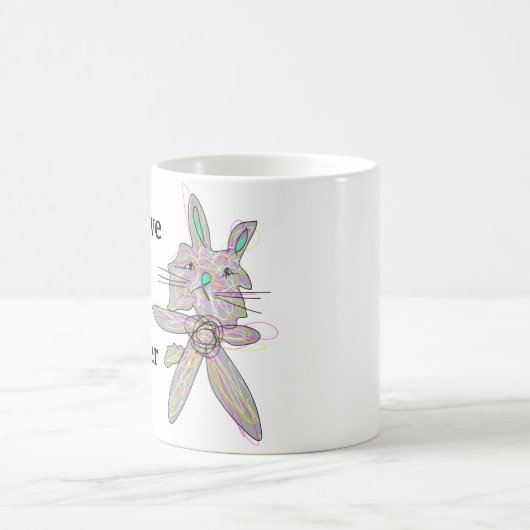 Ugly Rabbit Pay Designer mehr Kaffeetasse (Mittel)