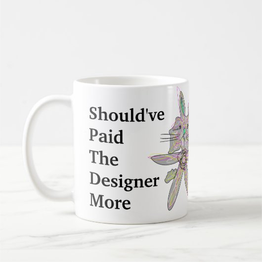 Ugly Rabbit Pay Designer mehr Kaffeetasse (Links)