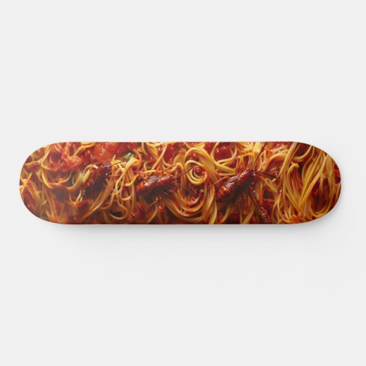 Ugly Spaghetti Food Skateboard (Horizontal)