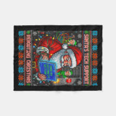 Ugly Support s Rebooting Santa Tech Fleecedecke (Vorderseite (Horizontal))