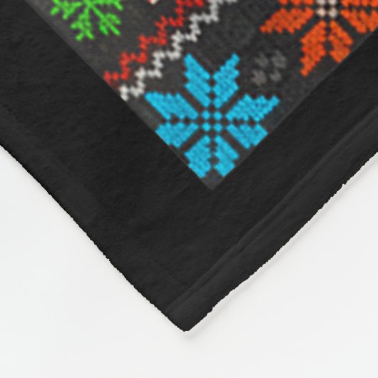 Ugly Support s Rebooting Santa Tech Fleecedecke (Ecke)