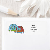 Ugly Sweater Address Label (Insitu)