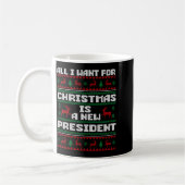 Ugly Sweater All I Want For Christmas Is A New Pre Kaffeetasse (Links)