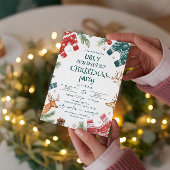 Ugly Sweater and Reindeer Christmas Party Einladung