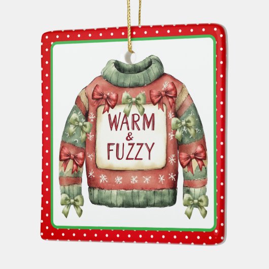 Ugly Sweater Award Ornament - Two Sided (Links)