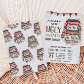 Ugly Sweater Baby Dusche Einladung