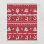 Ugly Sweater | Chalkboard Budget Weihnachten Party (Rückseite)