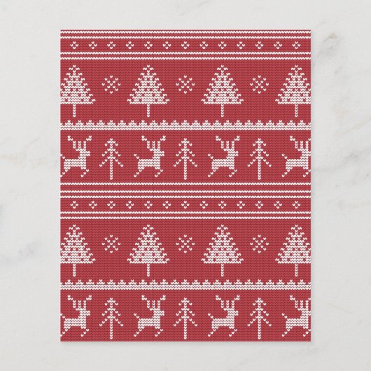 Ugly Sweater | Chalkboard Budget Weihnachten Party (Rückseite)