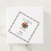 Ugly Sweater Christmas Baby Dusche Geschenkanhänger (Beispiel)