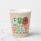Ugly Sweater Christmas Baby Dusche Pappbecher (Vorderseite)