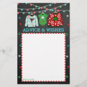 Ugly Sweater Christmas Baby Shower Ratschläge (Vorderseite)