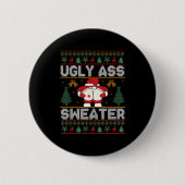 Ugly Sweater Christmas Button (Vorderseite)