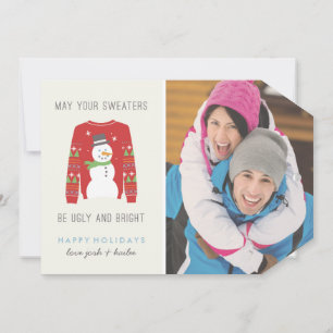Ugly Sweater Christmas Card Feiertagskarte