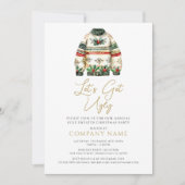 Ugly Sweater Christmas Corporate Party Einladung (Vorderseite)