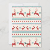 Ugly Sweater Christmas Foto Cards Feiertagskarte (Rückseite)