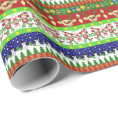 Ugly Sweater Christmas Geschenkwrap Geschenkpapier (Rolleneckpunkt)