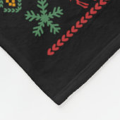 Ugly Sweater Christmas Long Sleeve Fleecedecke (Ecke)