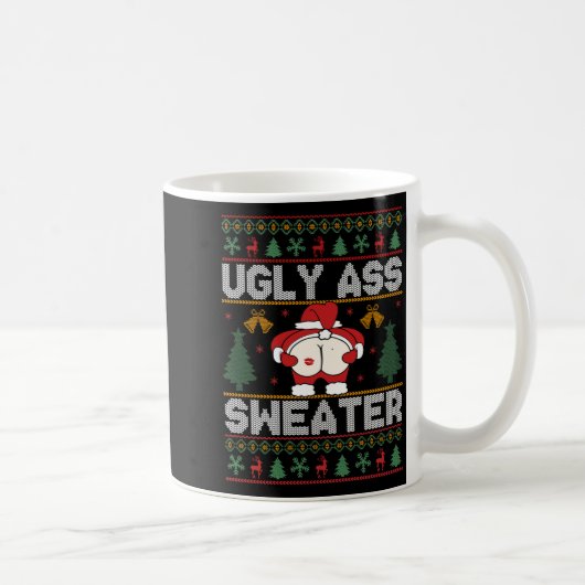Ugly Sweater Christmas Long Sleeve Kaffeetasse (Rechts)