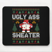 Ugly Sweater Christmas Long Sleeve  Mousepad (Vorne)