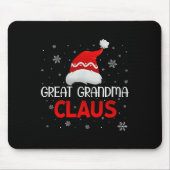Ugly Sweater Christmas Matching Costume Great Gran Mousepad (Vorne)