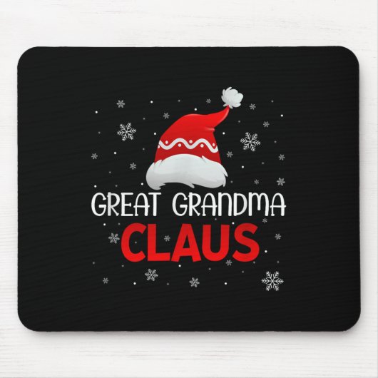 Ugly Sweater Christmas Matching Costume Great Gran Mousepad (Vorne)